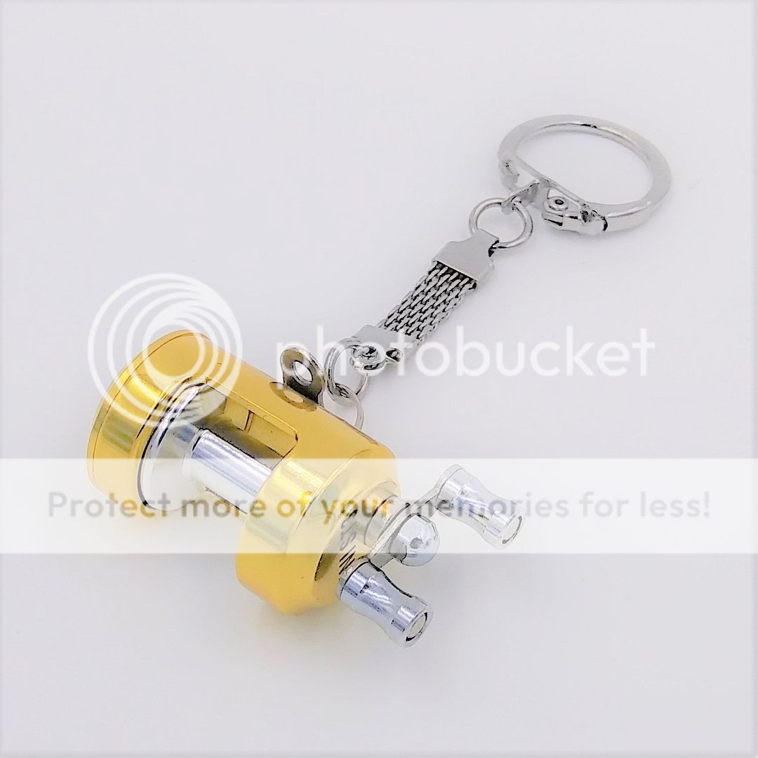 BAITCAST Fishing Reel Miniature Keychain Novelty Gift Charm Fish Key Chain GIFT!
